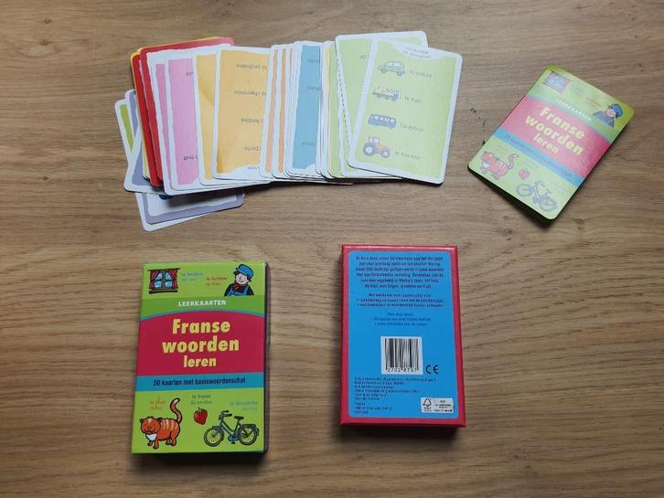 Speel- en leerkaarten - Franse woorden leren (Nieuw), Kinderen en Baby's, Speelgoed | Educatief en Creatief, Knutselen, Puzzelen