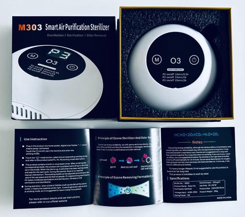 M303 Slimme Luchtreiniging Sterilisator NIEUW, Elektronische apparatuur, Persoonlijke Verzorgingsapparatuur, Nieuw, Overige typen