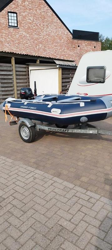 Rubberboot in nieuwe staat, 2 x te water geweest  beschikbaar voor biedingen