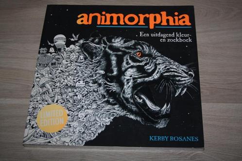 Animorphia , een uitdagend kleur- en zoekboek , mooie staat,, Boeken, Hobby en Vrije tijd, Zo goed als nieuw, Tekenen en Schilderen