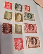 Lot timbres Adolf Hitler oblitérés, Enlèvement ou Envoi