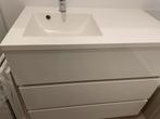 Nieuw Badkamermeubel met lavabo excl kraan, Huis en Inrichting, Badkamer | Badkamermeubels, Ophalen, Zo goed als nieuw