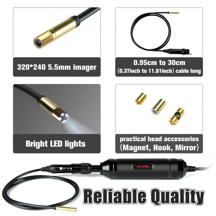 Autel inspectiecamera 5.5 videoscoop werkplaats gereedschap, Auto diversen, Autogereedschap, Gebruikt, Ophalen of Verzenden