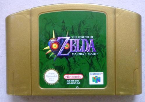 Zelda Majora's Mask voor de Nintendo 64, Consoles de jeu & Jeux vidéo, Jeux | Nintendo 64, Utilisé, Enlèvement ou Envoi