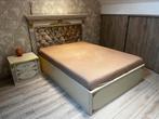 Bed 140x200 met 2 nachtkastjes, Huis en Inrichting, Slaapkamer | Bedden, Ophalen of Verzenden