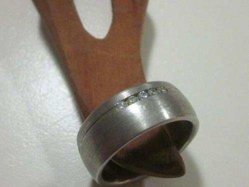 Prachtige zilveren trouwring T54 1970 Viventy Bernd Berger, Handtassen en Accessoires, Ringen, Zilver, Zilver, Ophalen of Verzenden