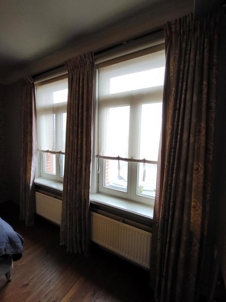 Gevoerde en gemoltoneerde gordijnen, Maison & Meubles, Ameublement | Rideaux & Stores à lamelles, Enlèvement