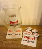 Duvel glas Moutarde, Verzamelen, Biermerken, Ophalen of Verzenden, Zo goed als nieuw