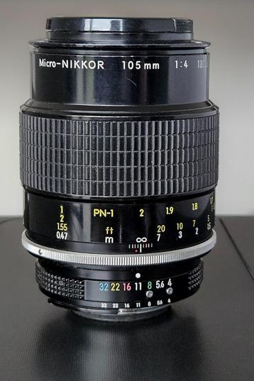 Micro Nikkor 105 mm f/4 air, Enlèvement ou Envoi, Utilisé