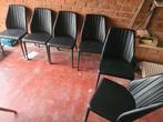 Stoelen zwart, Huis en Inrichting, Stoelen, Overige materialen, Vijf, Zes of meer stoelen, Modern, Gebruikt