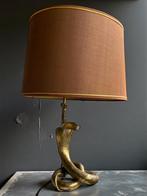 Cobra bronzen lamp - Maison Jansen 1970, Ophalen of Verzenden, Gebruikt, Holywood Regency