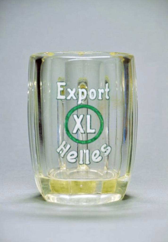 XL Export Helles Ixelles bierglas, Verzamelen, Biermerken, Gebruikt, Glas of Glazen, Ophalen of Verzenden