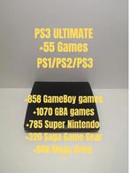 playstation 3 slim ultimate, Met games, Ophalen of Verzenden, Zo goed als nieuw, Met 1 controller