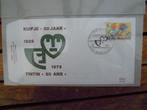 1944 Tintin Kuifje Hergé Strip FDC  stempel Braine Le Comte, Verzenden, Gestempeld