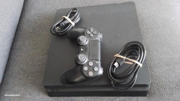 Playstation 4 slim 500Gb controller en kabels  beschikbaar voor biedingen