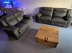 Salon 2+3 avec relax électrique, Quatre personnes ou plus, Banc droit, Comme neuf, Enlèvement
