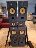 set of apart B&W dm 603 s2, dm 602 s2, cc6 s2, Ophalen, Zo goed als nieuw, Bowers & Wilkins (B&W), 120 watt of meer