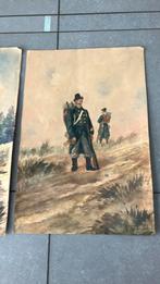 Aquarel, Antiek en Kunst, Kunst | Schilderijen | Klassiek, Ophalen of Verzenden