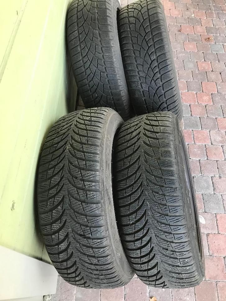 Set winterbanden op velg BMW E81-87, Auto-onderdelen, Banden en Velgen, Band(en), Winterbanden, 16 inch, 195 mm, Personenwagen