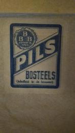 oud etiket BOSTEELS PILS, Verzamelen, Ophalen of Verzenden, Nieuw, Overige typen, Overige merken