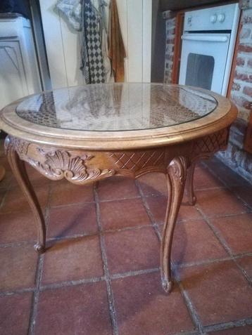 Mooie Vintage salontafel eik beschikbaar voor biedingen