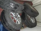 Jeu Jantes aluminium 17 pouces montées pneus hiver. Très bon, Autos : Pièces & Accessoires, 17 pouces, Pneu(s), Enlèvement ou Envoi
