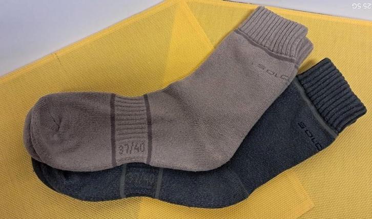 🎁 2 paires de chaussettes SOLOGNAC Taille 37/40, Kleding | Heren, Sokken en Kousen, Gedragen, Maat 39 t/m 42, Verzenden