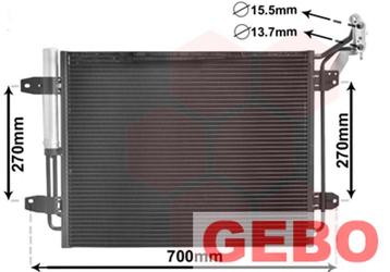Volkswagen Tiguan 2011 t/m 2016 airco condensor radiateur 1. beschikbaar voor biedingen