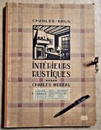 Intérieurs Rustiques - 1928 - Jean Charles-Brun (1870-1946), Style ou Courant, Charles-Brun (1870-1946), Utilisé, Enlèvement ou Envoi