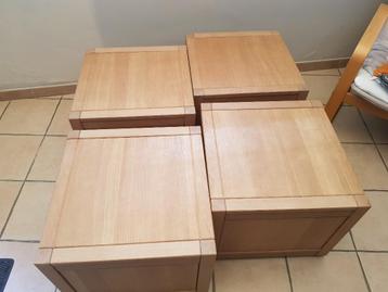 4 petites tables de salon beschikbaar voor biedingen