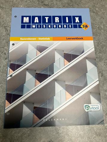 Manuel de probabilité et de statistiques Matrix Math 5/6, Enlèvement, Neuf, Pelckmans
