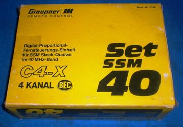 Kit émetteur Graupner/JR SSM40 MHz.   disponible aux enchères