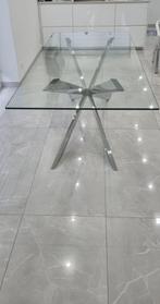 Moderne Glazen eettafel, Enlèvement, Comme neuf, Verre