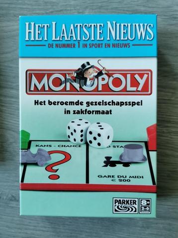 monopoly reisspel hln, Enlèvement, Comme neuf, Jeu de voyage