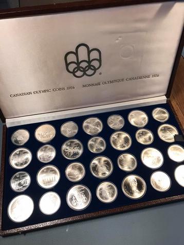 Collection de pièces des Jeux olympiques de 1976 à Montréal