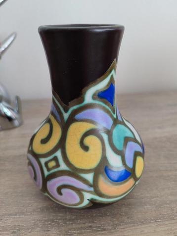 Vase art déco Bergen 13cm, Enlèvement ou Envoi