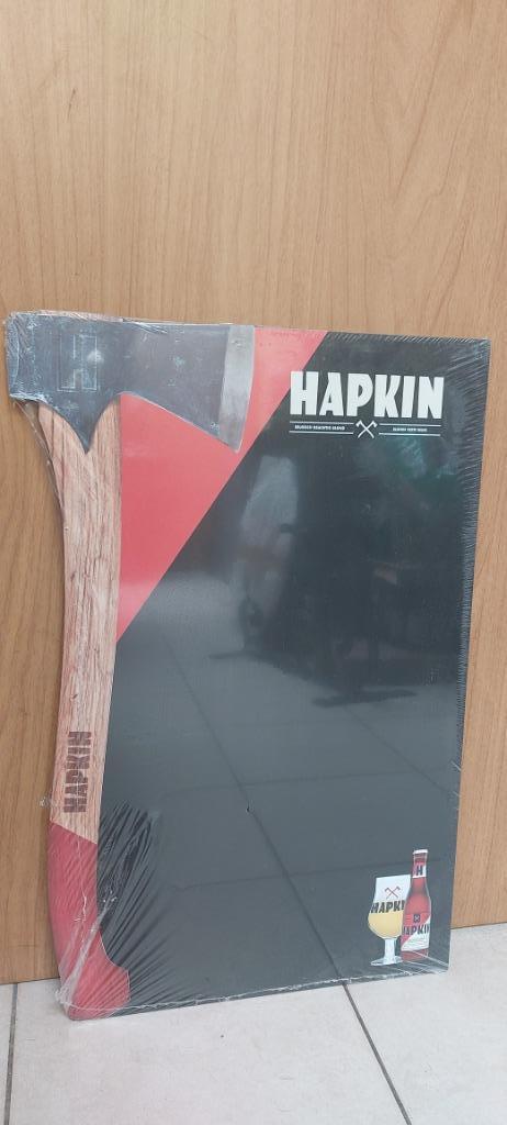 Nieuw krijtbord biermerk Hapkin (60 x 40 cm), Verzamelen, Biermerken, Nieuw, Reclamebord, Plaat of Schild, Ophalen of Verzenden