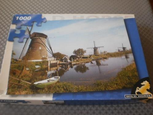 Puzzel Kinderdijk, Hobby en Vrije tijd, Denksport en Puzzels, Zo goed als nieuw, Legpuzzel, 500 t/m 1500 stukjes, Ophalen of Verzenden