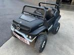 2 persoons Mercedes elektrische kinderauto Unimog, Enlèvement, Utilisé