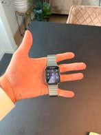 Apple watch serie 7 - GPS + Cellular, Staal, Staal, Polshorloge, Zo goed als nieuw