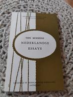 Tien moderne Nederlandse essays, Livres, Essais, Chroniques & Interviews, Enlèvement ou Envoi, Utilisé
