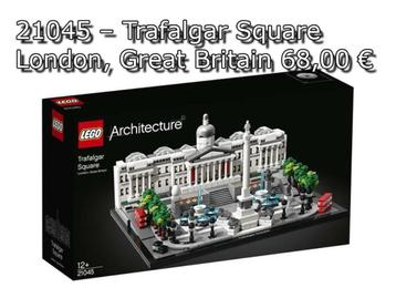 Lego Architecture - 21045 Trafalgar Square London, Great  beschikbaar voor biedingen