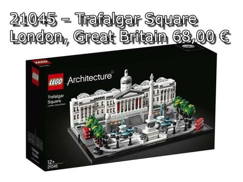 Lego Architecture - 21045 Trafalgar Square London, Great, Kinderen en Baby's, Speelgoed | Duplo en Lego, Nieuw, Lego, Complete set