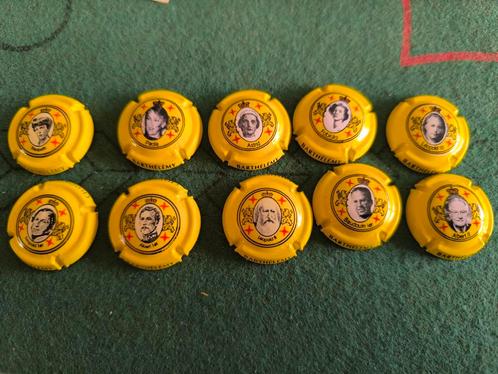 10 Champagne capsules , Barthelemy Koninginnen en Koningen, Verzamelen, Overige Verzamelen, Zo goed als nieuw, Ophalen of Verzenden