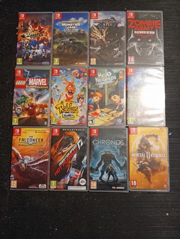 Jeux Nintendo Switch/ 25 €/pièce ou 5 jeux Pas de choix = 10