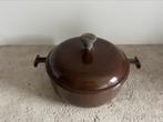 Le Creuset braadpot gietijzer groot, Ophalen, Gebruikt, Gietijzer, Keramische plaat