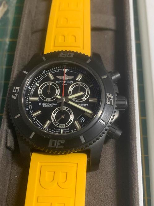 Breitling SuperOcean chronograaf, Handtassen en Accessoires, Horloges | Heren, Zo goed als nieuw, Breitling, Ophalen of Verzenden