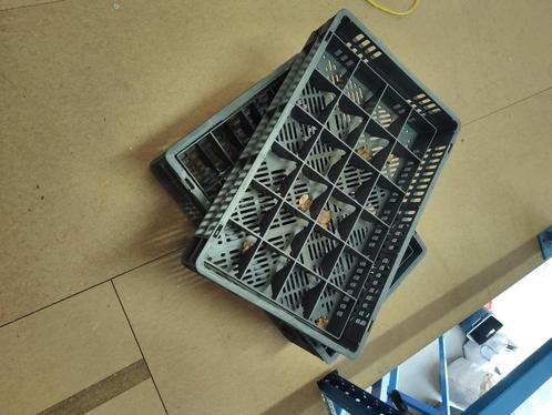 Euronorm bakken voor glazen (traiteur, feestzaal, café,.., Doe-het-zelf en Bouw, Kratten en Dozen, Zo goed als nieuw, Krat, 50 tot 75 cm