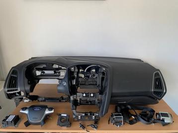 airbag set + dashboard + module ford focus III 2010 tot 2015 beschikbaar voor biedingen