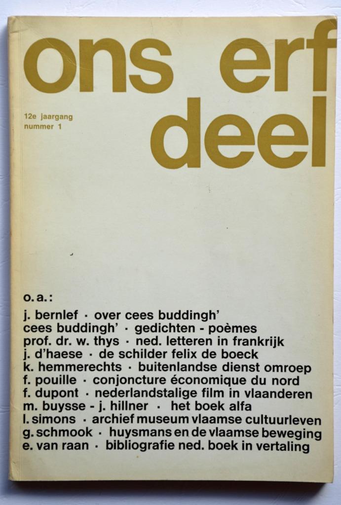 FELIX DE BOECK DURNEZ IVO MICHIELS HUYSMANS VAN DEN ABEELE, Boeken, Tijdschriften en Kranten, Gelezen, Overige typen, Ophalen